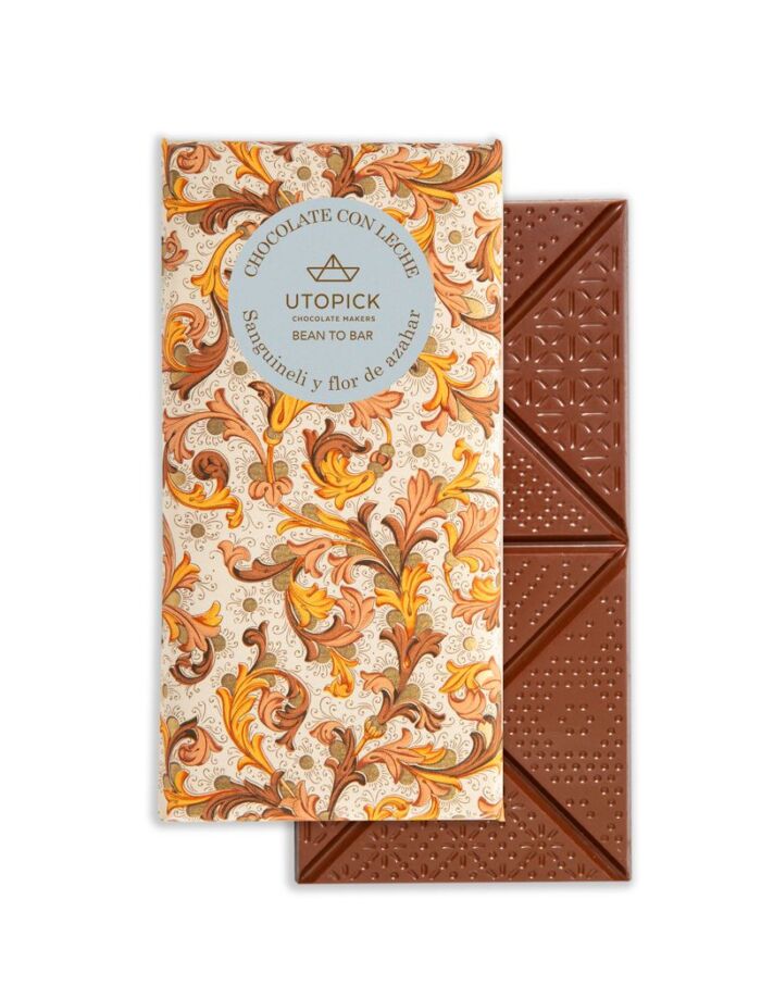 Xocolata de Sanguinelli i flor de tarongina